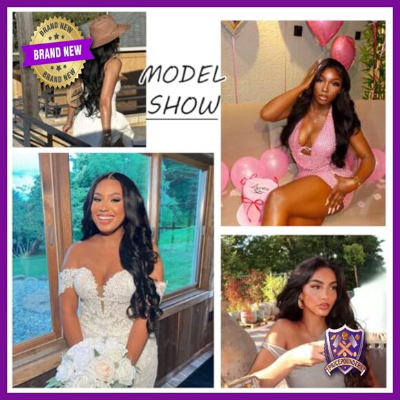 Body Wave Human Hair Bundles with 5x5 HD Lace Closure 18-22 Inch main image 4